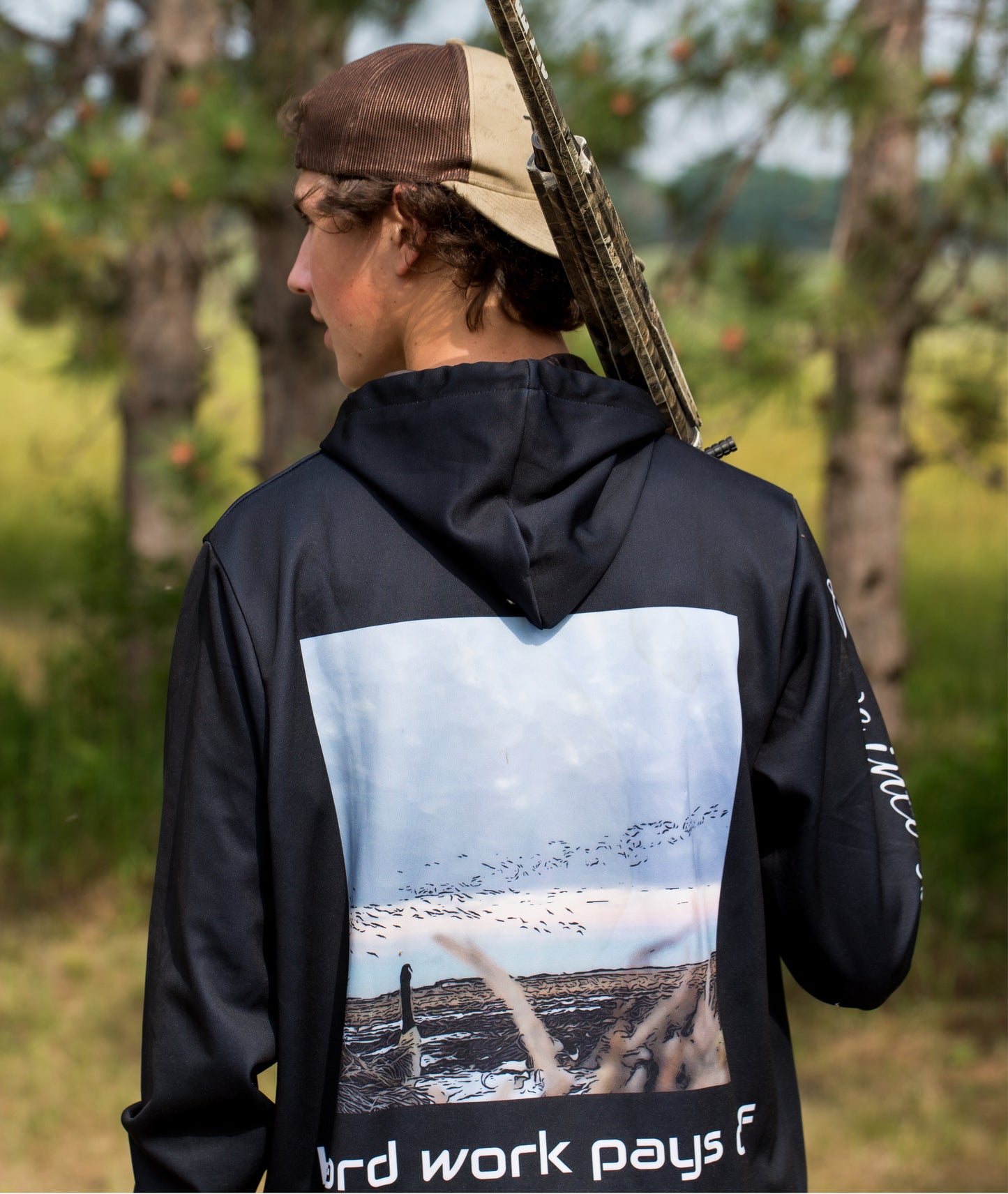 DND hard work hoodie